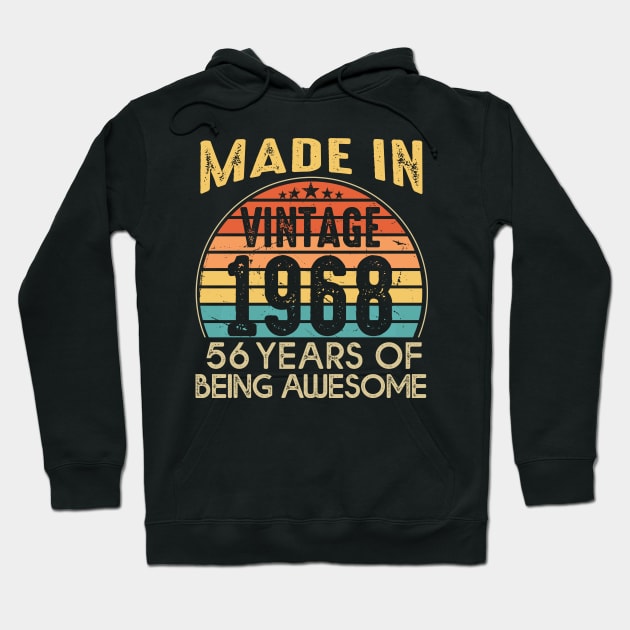 T4691968 Vintage 1968 56 Years Old Being Awesome Hoodie by shattorickey.fashion